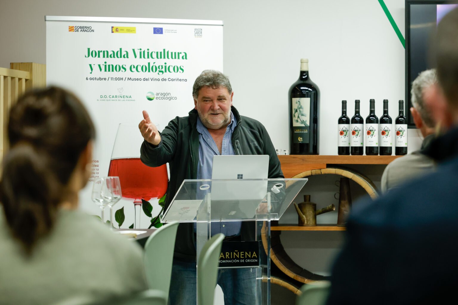 La D.O. Cariñena aborda en una jornada la producción ecológica como la «viticultura más sostenible hacia la que caminar todos»