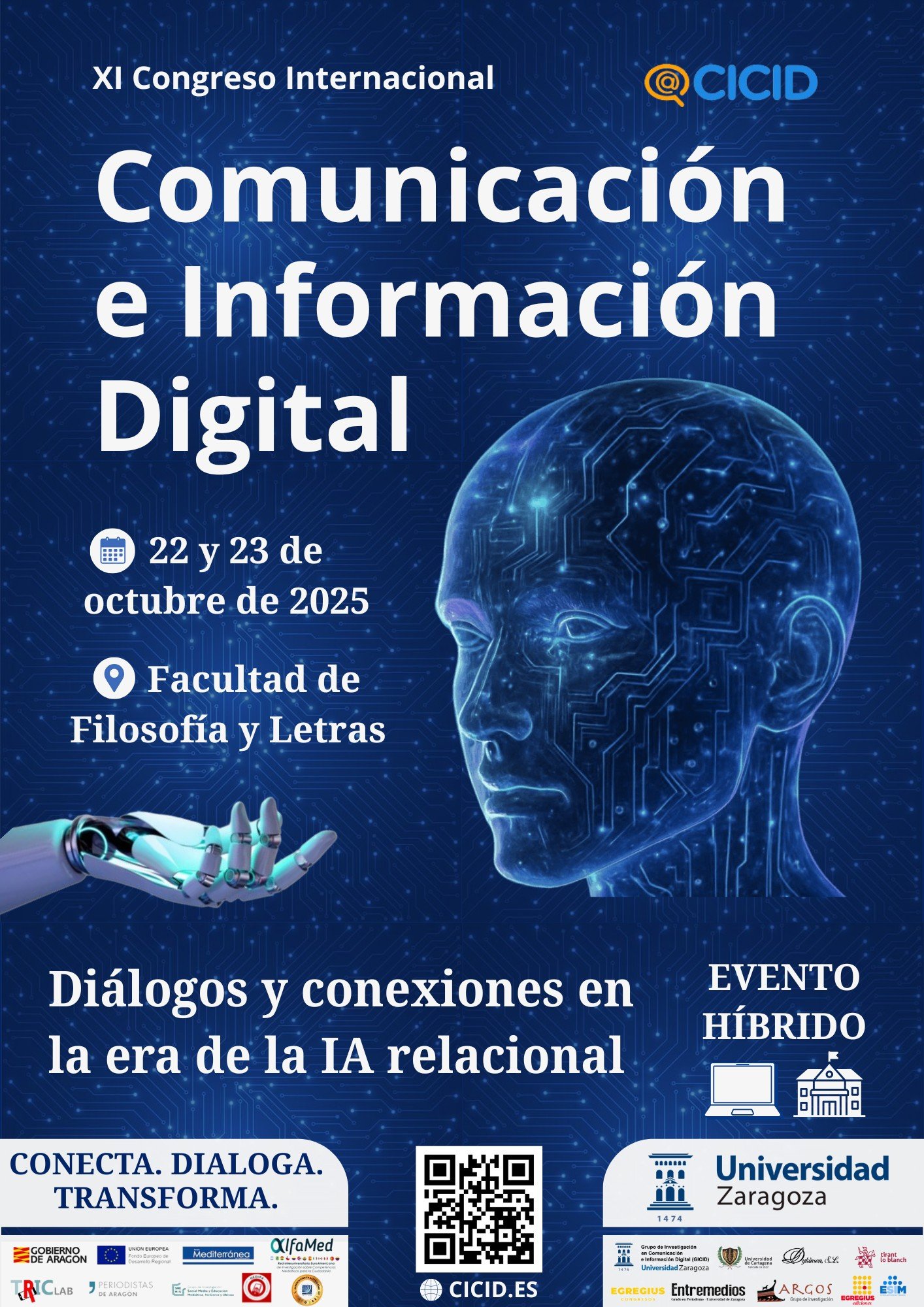 Zaragoza se convierte en el epicentro del debate sobre inteligencia artificial y comunicación en el Congreso CICID 2025