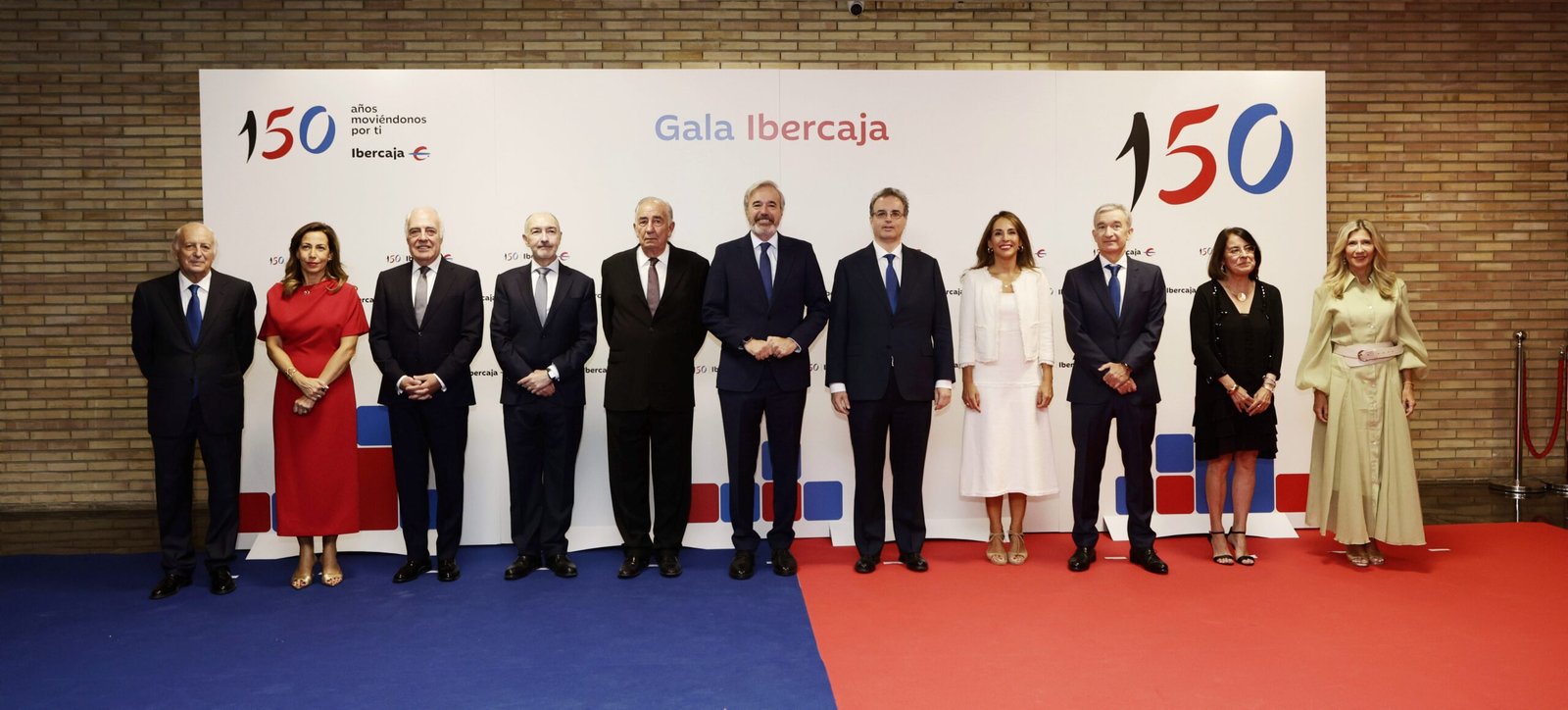 Más de 1.500 personas celebran con Ibercaja sus 150 años de historia en una gala conmemorativa en el Auditorio de Zaragoza